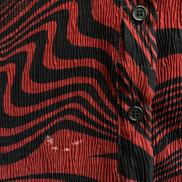 Jaded London Manic Plisse Button Up Shirt - Picture 7 of 7